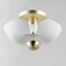 Maxim Lighting Poppy 12'' Flush Mount, White/Satin Brass 11390WTSBR - alternate 3
